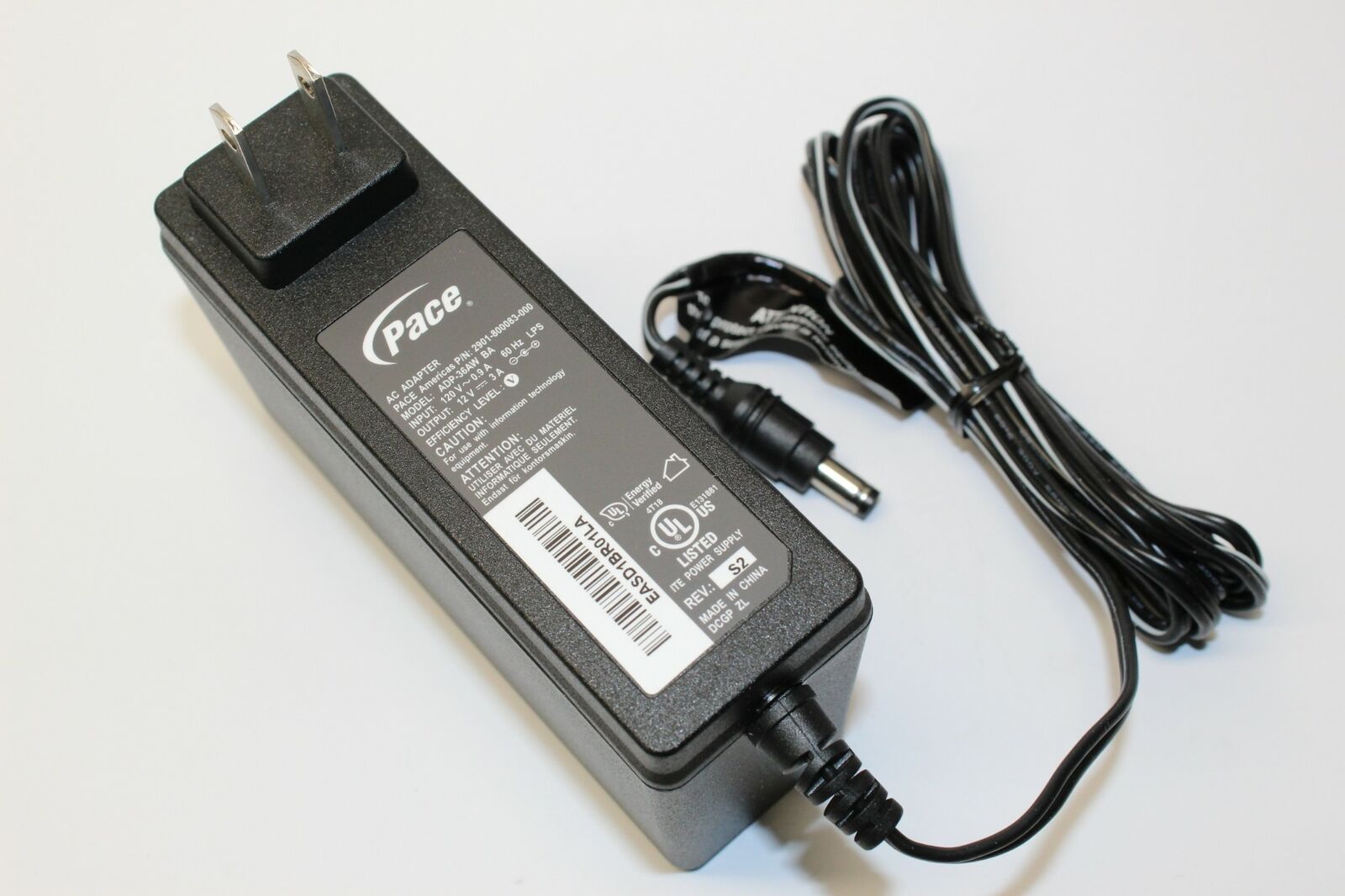 New 12V 3A Pace ADP-30AW Class 2 Transformer Power Supply Ac Adapter